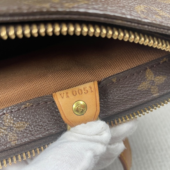 VTG Louis Vuitton Cabas Piano Monogram Hand Tote Bag Coated Canvas, Vachetta - Picture 13 of 17